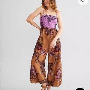 Free People wide leg jumpsuit